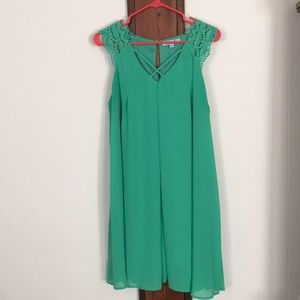 She+Sky lace sleeve dress